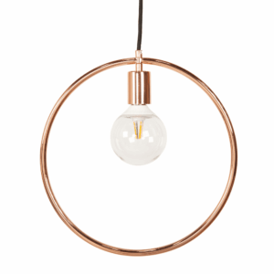 Circular Metal Pendant Light
