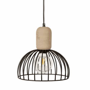 Concrete Cage Light Pendant