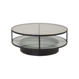 Falsterbo Round Sofa Table, Black
