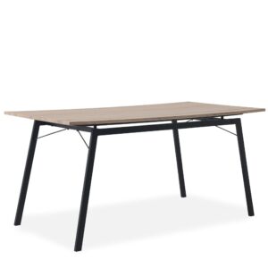 Hover Platform Dining Table, Oak Veneer, 160 Cm
