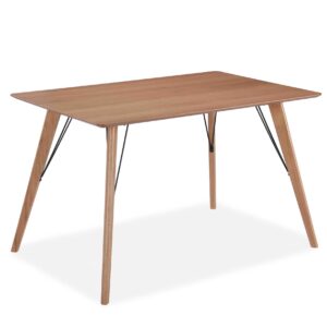 Mmilo Oslo Rectangular Oak Veneer Dining Table