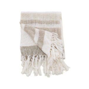 Sandy Throw Polyester, Beige, 170X130