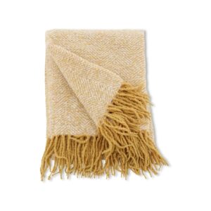 Toby Throw Polyester, Yellow, 170X130