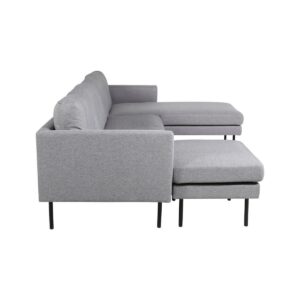 Zoom U Sofa, Grey