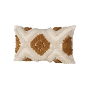 Ada Cushion Cover Polycotton, Brown, 30X50