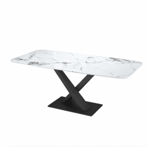 Akananda Sintered Stone Dining Table - White