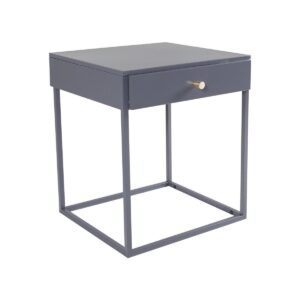 Bakal Bedside Table, Light Grey