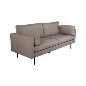 Boom Sofa, Black/Brown Fabric