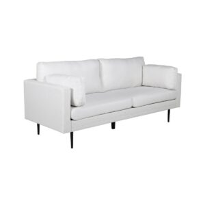 Boom Sofa, Black/Light Beige Fabric