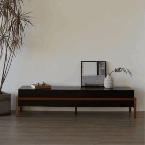 Clifton Matt Black Tv Stand Unit Cabinet