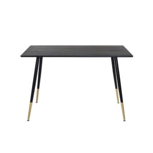 Dipp Black Rectangular Dining Table, 120 Cm