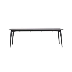 Elliy Rectangular Dining Table, 85X230 Cm, Black