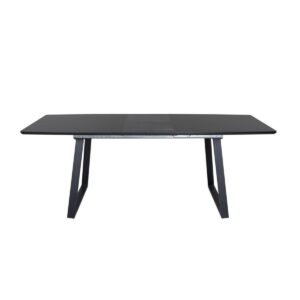 Inca Extendable Dining Table, 160–200 Cm, Black
