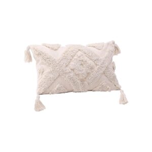 Jasmine Cushion Cover Polycotton, Offwhite, 30X50
