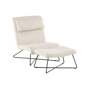 Laconia Lounge Chair, White