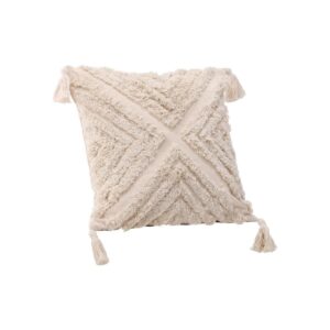 Lovis Cushion Cover Polycotton, Offwhite, 45X45