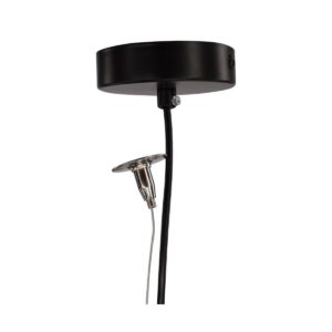 Lyckorna Pendant Lamp, Black Metal