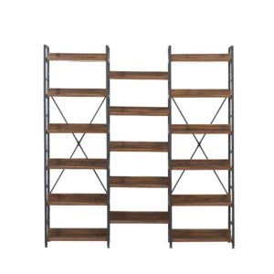 Mmilo Walnut Mdf Joint Set - 2 Bookshelf