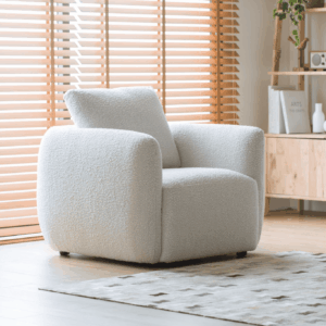 Nobie Beige Boucle Sofa/Armchair