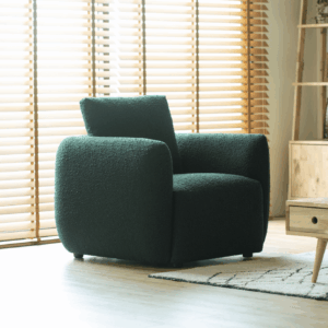 Nobie Green Boucle Sofa/Armchair
