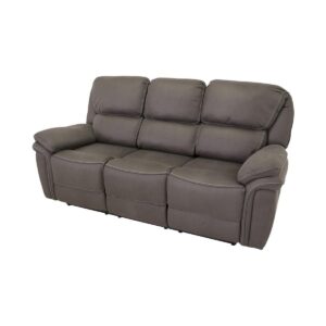 Saranda 3-Seat Recliner Sofa, Grey