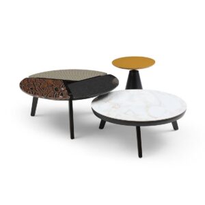 Set Of 3 Romeo Sintered Stone Coffee Tables