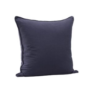 Tyra Cushion Cover Cotton Gauze, Blue, 60X60