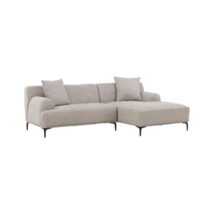 Viskan Sofa, Matte Black/Light Grey Fabric