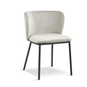 X2 Mandy Velvet Dining Chair Light Grey - Crib 5