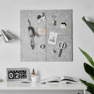 X2 Modern Style Decoration Nordic Wall Message Board - Deep Grey