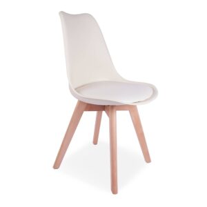 X4 Ecn Cream Tulip Style Dining Chair