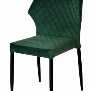 X4 Eko Green Velvet Dining Chair