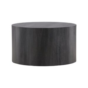 York Round Sofa Table, 80 Cm, Black